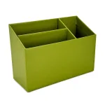 Wholesale Custom Green Paper Desk Organizer with Three Compartments