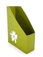 Wholesale Custom Green Foldable Magazine File with Floral Design - Image 2