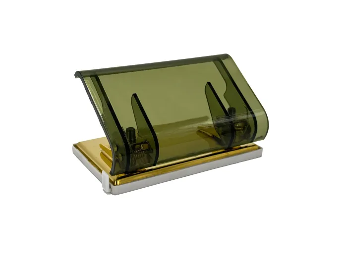 Wholesale Custom Green and Gold Double Hole Punch - Image 3