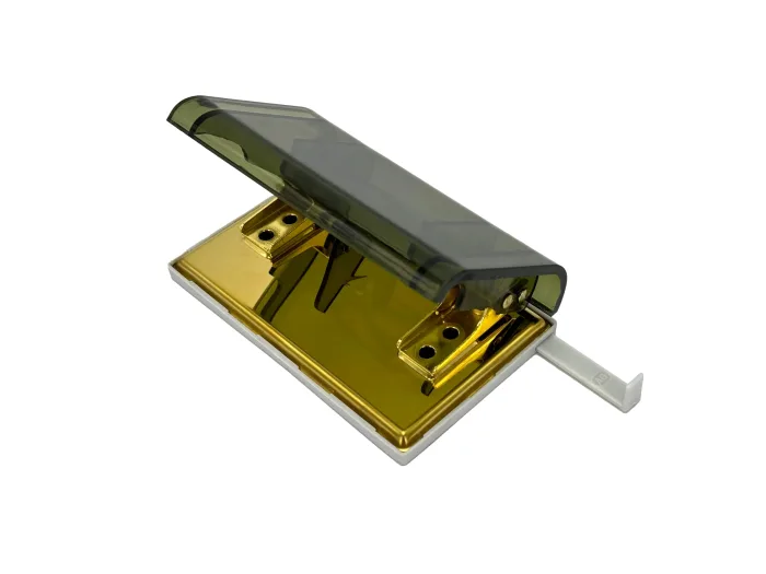 Wholesale Custom Green and Gold Double Hole Punch - Image 2