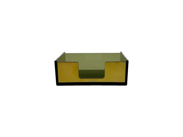 Wholesale Custom SYG25065 Sleek Green Acrylic Storage Box with Divided Compartment - Afbeelding 2