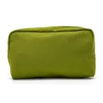 Wholesale Custom SYG25071 Élégante trousse à crayons en toile verte avec fermeture à glissière