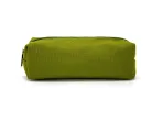 Wholesale Custom SYG25075 Compact Green Canvas Zipper Pencil Case