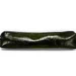 all'ingrosso Personalizzato SYG25084 Slim verde scuro in pelle Zipper Pencil Case