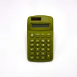 Wholesale Custom Green Solar Powered Calculator with Soft Keys