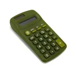 Wholesale Custom Green Solar Powered Calculator for Office & Home