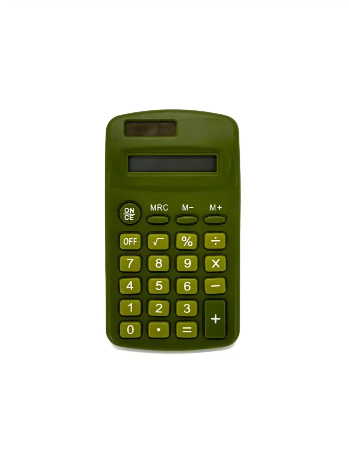 Wholesale Custom Green Solar Powered Calculator Eco-Friendly Design - Image 2