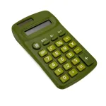Wholesale Custom Green Solar Powered Calculator Eco-Friendly Design