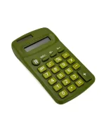 Wholesale Custom Green Solar Powered Calculator Eco-Friendly Design