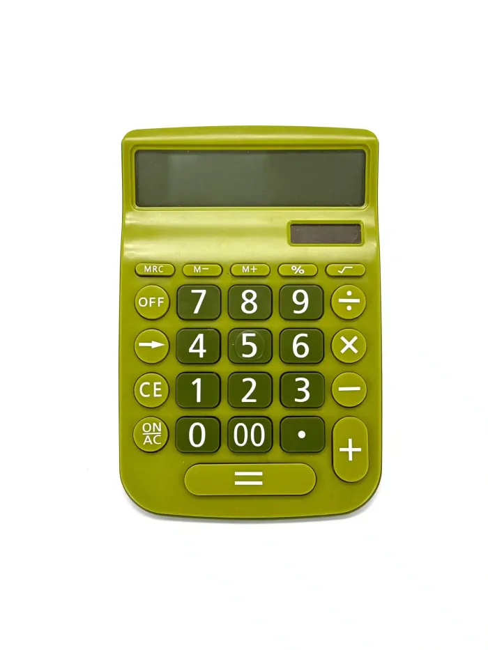 Wholesale Custom SYG25091 Green Solar Powered Calculator - Image 2