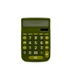 Wholesale Custom SYG25093 Green Solar Powered Calculator with Eco-Friendly Design