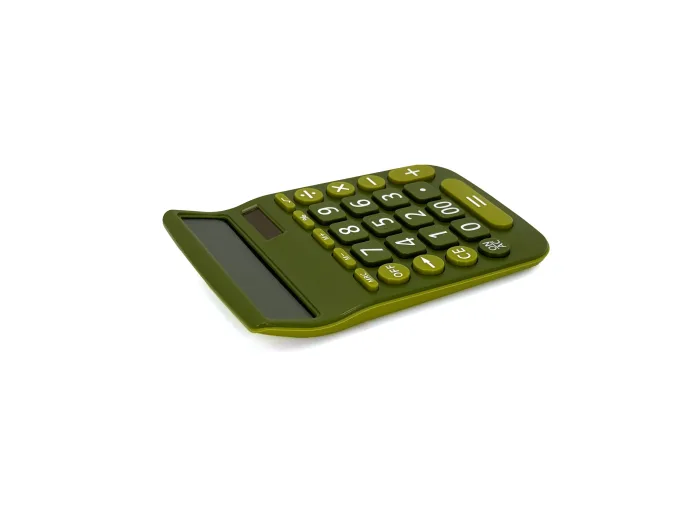 Wholesale Custom SYG25093 Green Solar Powered Calculator with Eco-Friendly Design - immagine 2
