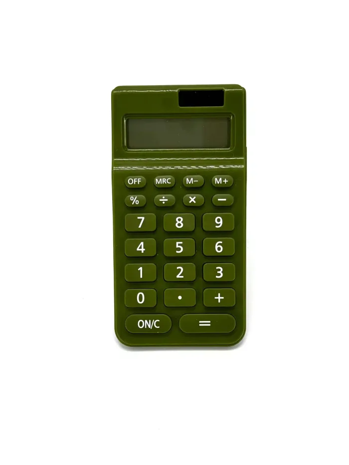 Wholesale Custom SYG25094 Green Solar Powered Pocket Calculator with Eco-Friendly Design - Afbeelding 2