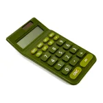 Groothandel SYG25095 Groene Zakcalculator op zonne-energie met milieuvriendelijk ontwerp