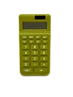 Wholesale Custom Compact Green Solar Powered Calculator for Students - Image 2