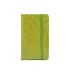Wholesale Custom Shiny Green A5 Notebook with Elastic Band