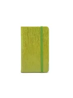 Wholesale Custom Shiny Green A5 Notebook with Elastic Band