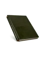 Wholesale Custom Elegant Green PU Leather Notebook with Pen Holder - Image 7