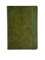 Wholesale Custom Elegant Green PU Leather Notebook with Pen Holder - Image 8