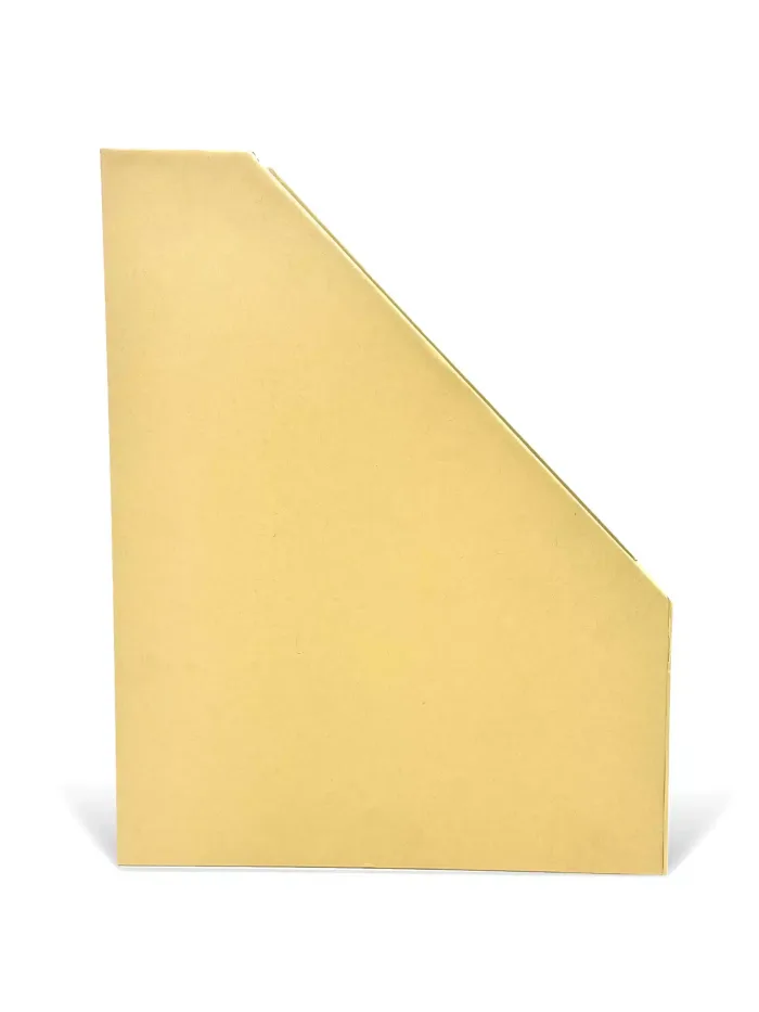 Wholesale Custom Eco-Friendly Kraft Paper Magazine File with Slanted Design - immagine 2