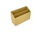 Wholesale Custom Eco-Friendly Kraft Paper Desk Organizer with Two Compartments