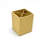 Wholesale Custom Eco-Friendly Kraft Paper Desk Organizer with Four Compartments