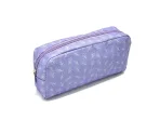 Großhandel benutzerdefinierte SYG25142 Lavendel Floral Print Zipper Federtasche