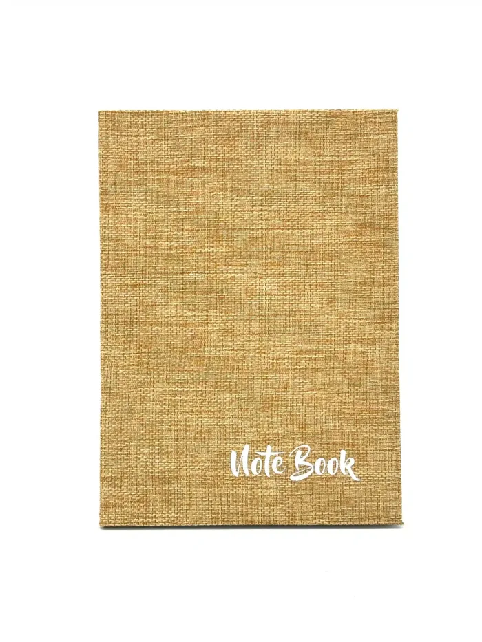 Wholesale Custom A5 Hardcover Notebook – Woven Texture Design for School or Office - Image 5