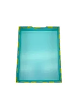 Wholesale Custom Lemon Print Paper Tray with Blue Interior - Image 2