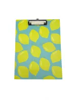 Wholesale Custom Lemon Print A4 Clipboard with Silver Clip - Image 2