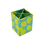 Wholesale Custom Lemon Print Paper Desk Organizer with Four Compartments