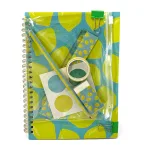 Wholesale Custom Lemon Spiral Notebook with Zipper Pouch & Accessories