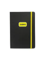 Wholesale Custom A5 PU Leather Journal - Pink and Black for Office & School - Afbeelding 2