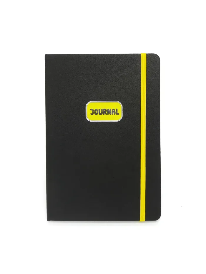 Wholesale Custom A5 PU Leather Journal - Pink and Black for Office & School - Afbeelding 2