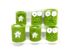 Wholesale Custom Fun Green Plush Pen Holder – Cute Frog & Flower Design - Image 3