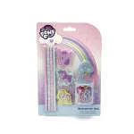 My Little Pony Pencil Sharpener Set – 4 Pencils, 4 Eraser Toppers, and Sharpener