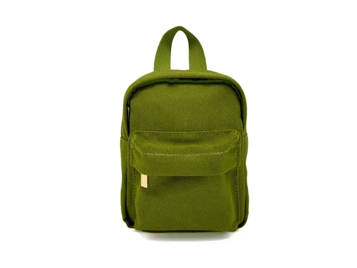 Wholesale Custom Compact Olive Green Backpack for Outdoor Adventures - obrazek 2
