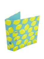 ملف قوسي مخصص بنقشة ليمون بنمط الليمون بالجملة لتنظيم المدارس والمكاتب