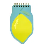 دفتر ملاحظات حلزوني على شكل ليمون A6 مخصص للبيع بالجملة - ممتع للملاحظات السريعة في المدرسة والمكتب