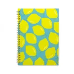 Groothandel Aangepaste A5 Spiraal Notebook Bright Citroen Patroon voor School & Kantoor
