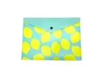 Wholesale Custom Lemon Print Document Bag Stylish and Practical Organizer for Work, School, or Travel