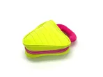 Wholesale Custom Lemon Yellow Fun Triangle-Shaped Fashion Bag