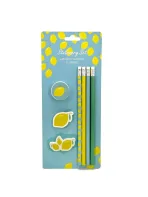 Wholesale Custom Lemon Pencil Stationery Set of Vibrant Pencils for School or Office - Image 2