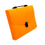 Wholesale Custom Neon Orange Document Bag for Office or School