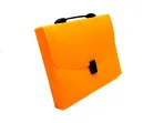 Wholesale Custom Neon Orange Document Bag for Office or School