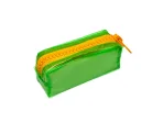 Wholesale Custom Neon Green and Yellow Zipper Pencil Case for School or Office