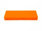 Wholesale Custom Neon Orange Plastic Pencil Case for School & Office - Image 2