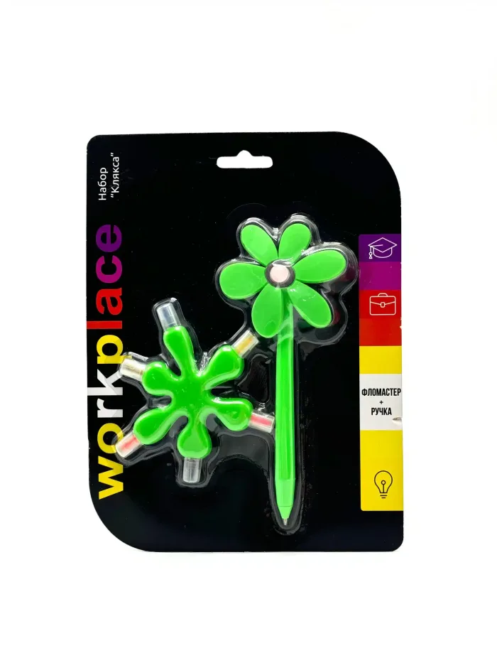 Wholesale Custom Neon Flower Pen and Highlighter Set for Office & School - Image 3
