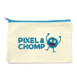 Canvas Pixel & Chomp Pencil Case – Fun and Stylish for Kids, School, and Office