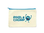 Canvas Pixel & Chomp Pencil Case – Fun and Stylish for Kids, School, and Office